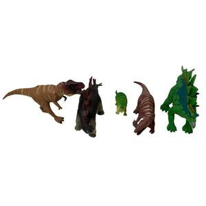 Dinosaurs Medium Sized What You See Is What you Get! T-Rex Stegosaurus